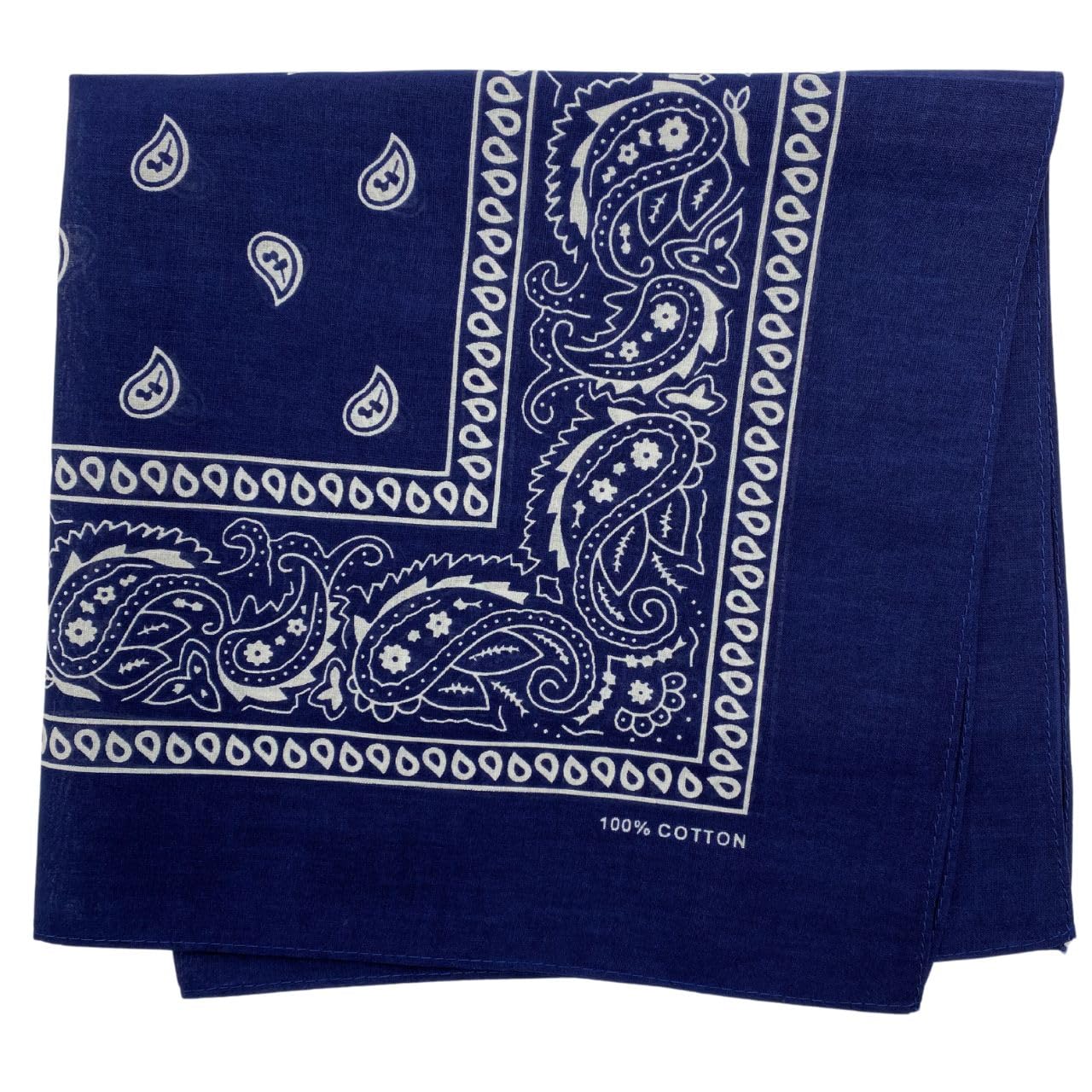 100% Cotton Bandana Navy Blue