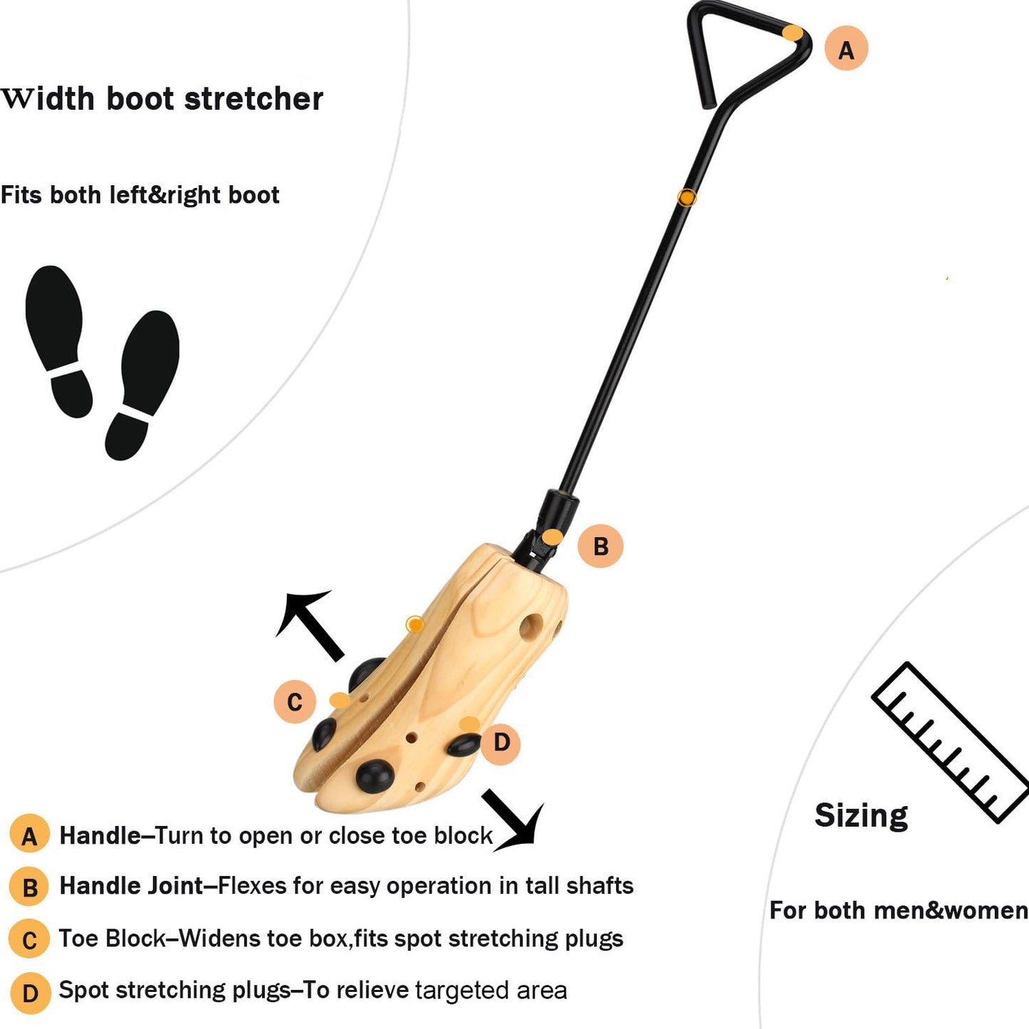 Boot Stretcher Widener Shoe Stretcher  L
