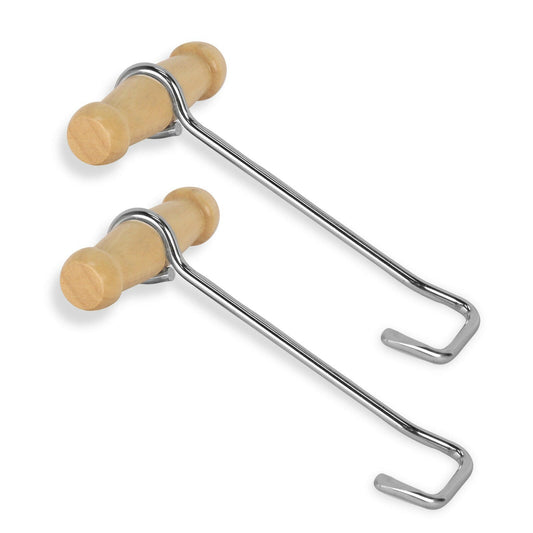 Cowboy Boot Hooks for Men and Women - Boot Puller for Cowboy Boots with Short Handles.