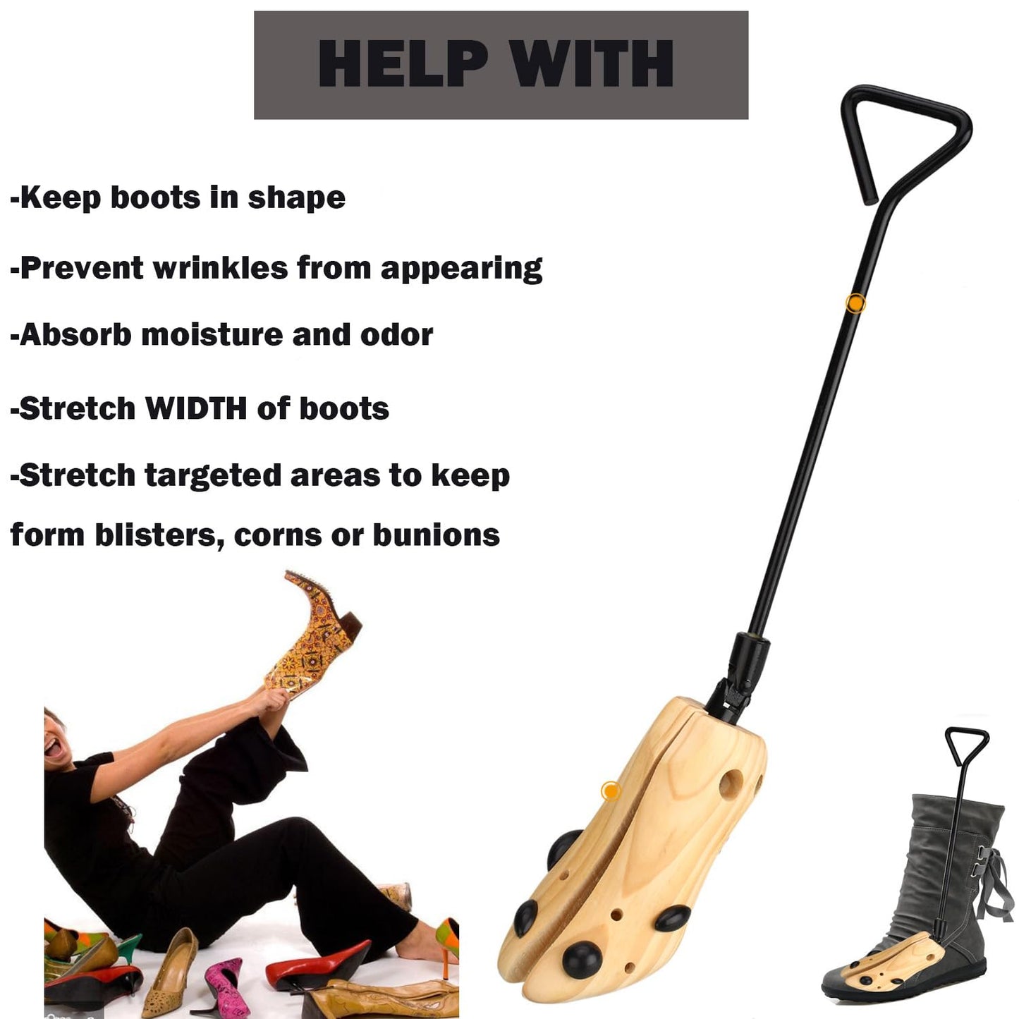 Boot Stretcher Widener Shoe Stretcher  L