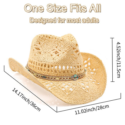Cowboy/Cowgirl Hat Beige,with 100% Paper