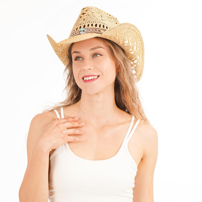 Cowboy/Cowgirl Hat Beige,with 100% Paper